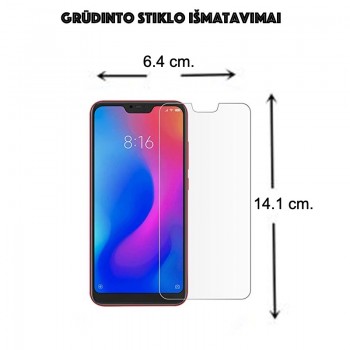 Apsauginis stikliukas telefonui (MI A2 LITE/REDMI 6 PRO) Apsauginis stikliukas telefonui (MI A2 LITE/REDMI 6 PRO)